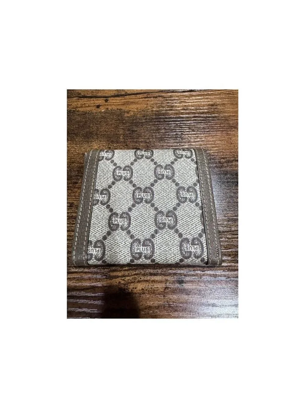 Gucci Plus Monogram Card and Coin Pouch 1970’s-1980’s